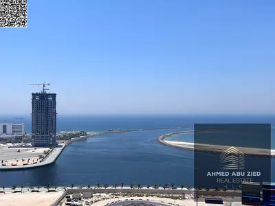 Spacious 3BHK Full Sea View - 3 MasterBeds - MaidRoom - LaundryRoom - Wardrobes - Close to shj and dubai ex - Near All