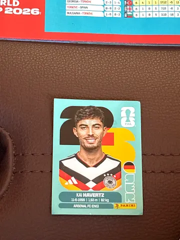 Panini World Cup 2026 Sticker - Kai Havertz (Germany) - Single Sticker