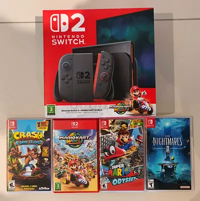Nintendo Switch 2 under warranty + Games