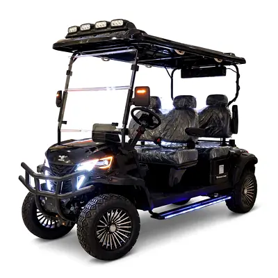 Megawheels Lifted off Road Front 4 seats golf cart luxury features  warranty