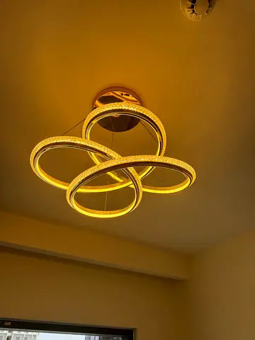 Modern LED Ring Ceiling/Wall Light Fixture - Gold Finish