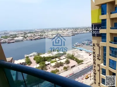 شقة 3 غرف نوم مطلة بالكامل على البحر للإيجار في أبراج الخور، وسط المدينة، عجمان