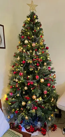 1.8M Christmas Tree, Decorations, LED Lights