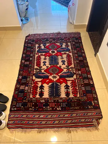 Handmade Middle Eastern/Indian Wool Rug - Excellent Condition