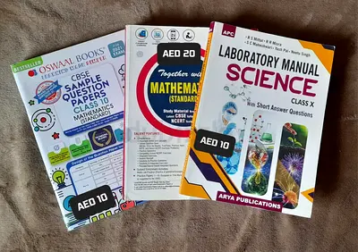 Set of Class X CBSE Maths  Science Books (Sample Papers, Workbook, Lab Manual)