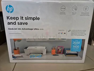 HP DeskJet Ink Advantage Ultra 4828 with three extra cartridges
