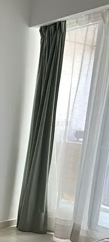IKEA curtains + Sheers + Rods + Huge set and tools