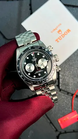 Tudor Black Bay Chrono-style Stainless Steel Mens Watch, Box Included