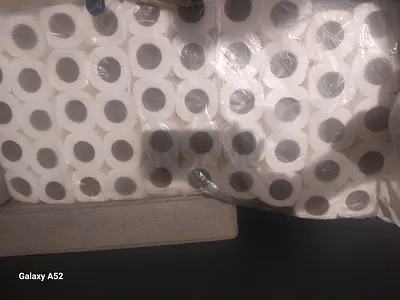 Bulk pack of toilet rolls — unopened on pallet, good condition