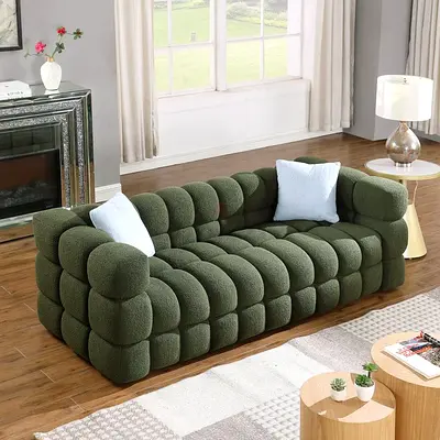Scandinavian Style Minimalist Fabric Sofa