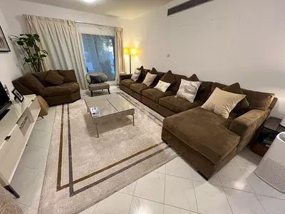 Crate  Barrel Axis II Sofa U-Shape 4 Pieces, Chocolate color (Retail Price 45k aed)