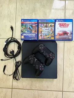 PS4 500GB with 2 original controller+Game