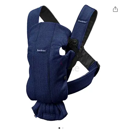 BabyBjorn Baby Carrier (Mesh) - Navy, Perfect Condition