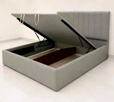 Modren design new King size Luxury Family double bed with Mattress Available