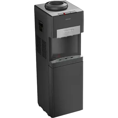 Toshiba Free-Standing Water Dispenser with Top Loading - Black (RWF-W2034TG(K))