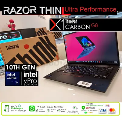 ● THINKPAD X1 CARBON ● 10thGen i7 - Brand New Condition - More .. xps t14 p14s t14s p1 zbook precisi