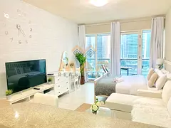 Furnished Studio for Rent With Full Lake View From Balcony Close to DMCC Metro JLT