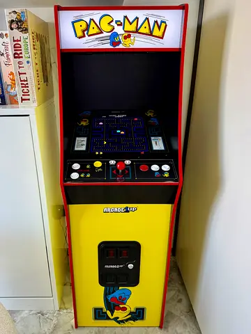 Arcade1Up PAC-Man Deluxe Arcade Machine for Home - 5 Feet Tall - 14 Classic Games