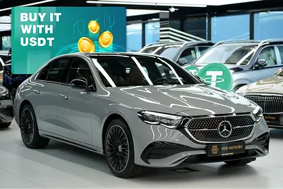 Crypto Accepted | Mercedes-Benz E 300 2026, GCC Specs, Brand New