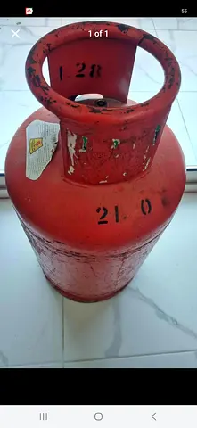 21kg Red LPG Gas Cylinder - Used