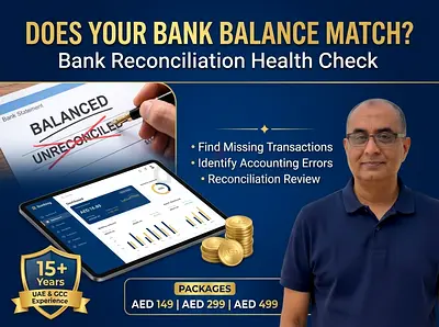 Bank Reconciliation Fix | QuickBooks Cleanup | Sharjah Ajman | Dubai   Accountant |  Remote