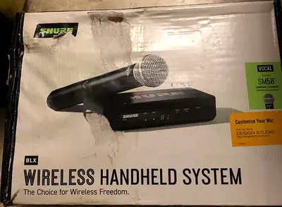 Shure BLX wireless handheld system