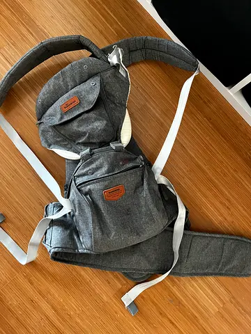Sunveno Ergonomic Baby Carrier / Front  Back Convertible Sling - Grey
