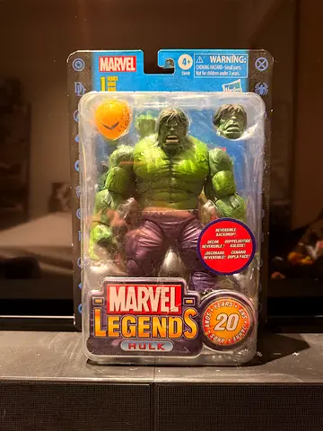 Marvel Legends 20th Anniversary Hulk — Hasbro Series 1 Sealed Figure