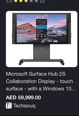 Surface hub 2s collaboration display