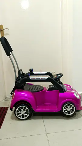 Walker Ride-On Car with Handle (Pink)