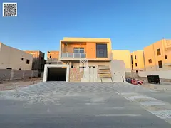 Luxury 7-bedroom villa with a rooftop terrace for sale in Al Bahia, Ajman. Registration and ownershi