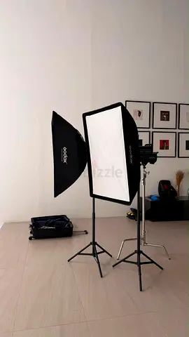 Studio Softbox Lighting Kit with Stands - Used
