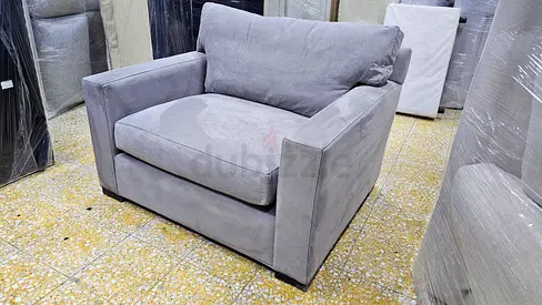 Cratebarrel axis single arm chair