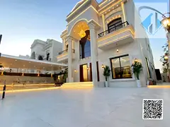 Classic villa with central air conditioning, ready for occupancy, with a rooftop terrace, near a mos