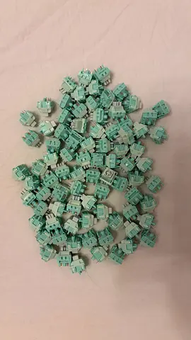 Original Womier POM Mint Blizzard Switches For Hot-Swappable Mechanical Keyboards