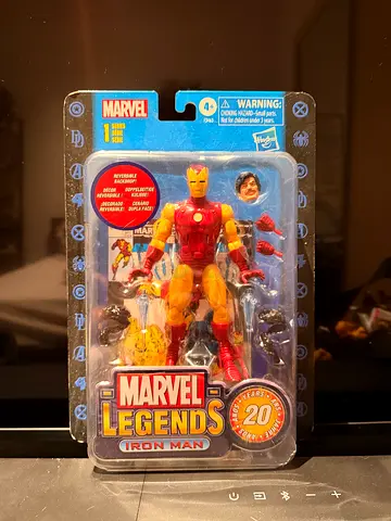 Marvel Legends 20th Anniversary Iron Man — Hasbro Series 1 Sealed Figure