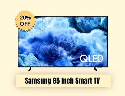 Samsung 85 Inch TV | QLED 120Hz 4K Samsung Vision AI Smart TV | 2025 | 85Q8F