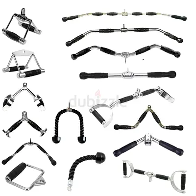 Body Strong Lat Cable Handles Attachments (16 Handles Bundle)