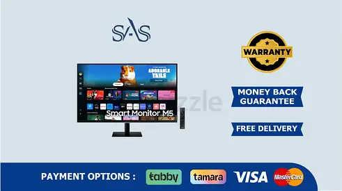 Samsung 27 inch M5 Smart Monitor | Streaming Apps Built In | New | Warranty | Delivery | LS27DM502EU