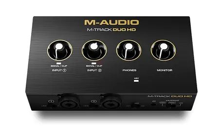 M-Audio M-Track Duo HD USB Audio Interface - Good Condition