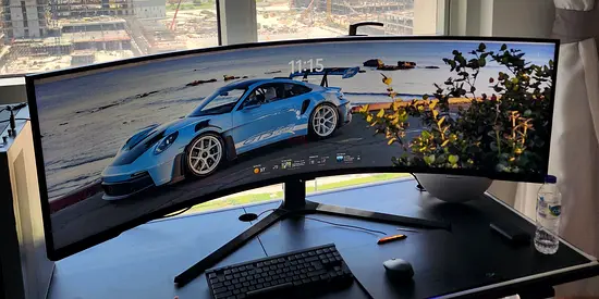 The Samsung Odyssey Neo G9 57 (Model S57CG952NM / G95NC) high-performance curved gaming monitor