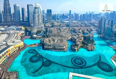 High Floor 3BR + Maids | Furnished | Burj Khalifa View | 2 Parking | Vacant