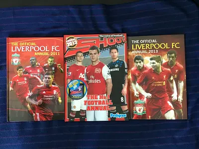 3 FOOTBALL ANNUAL BOOKS