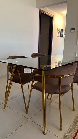 Home Center Dining Table + 4 Chairs