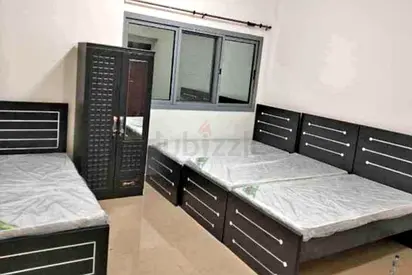 Modern Single Beds and Matching Wardrobe Set
