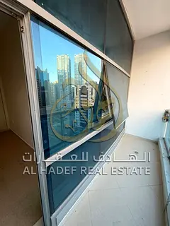 2BR Apartment in Al Taawun | Separate Living Room + 2 Balconies | Free Parking &amp; AC | Near Arab 
