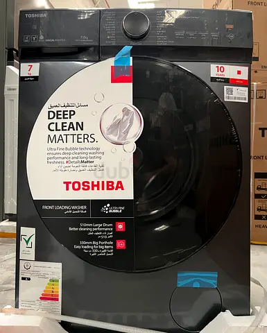 New Toshiba Washing Machine 7-Kg Washing Machine TW-T21BU80UWB(MG) with Box