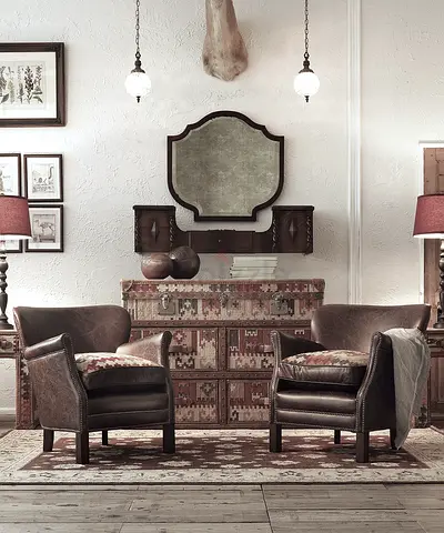 x2 TIMOTHY OULTON Marina Home Professor chairs armchairs club lounge chairs khaki leather