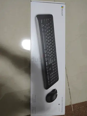 Microsoft Wireless 850 Desktop Keyboard  Mouse - Black