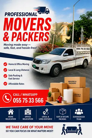 Professional Movers And Packers In Dubai